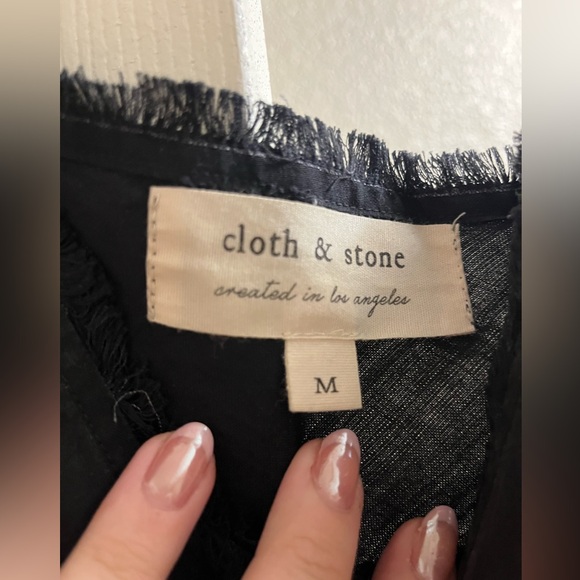 Cloth and Stone fringe tank - Picture 3 of 3
